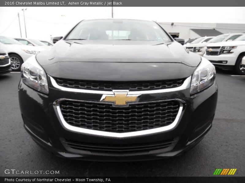Ashen Gray Metallic / Jet Black 2016 Chevrolet Malibu Limited LT