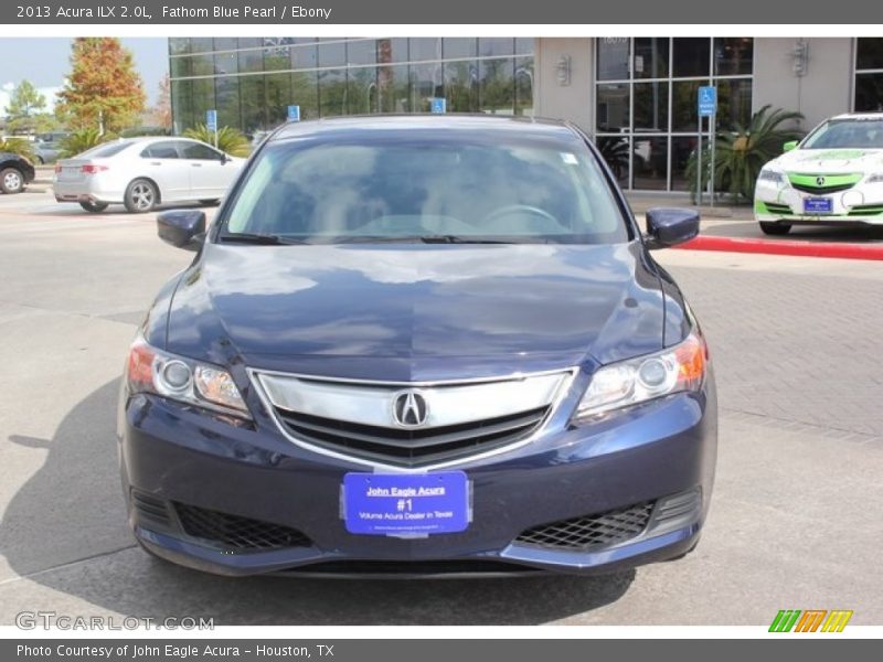 Fathom Blue Pearl / Ebony 2013 Acura ILX 2.0L