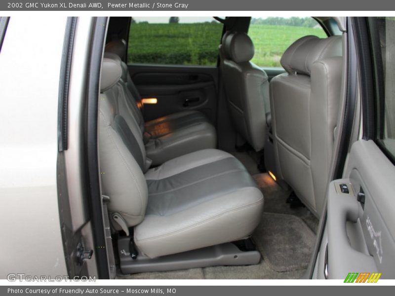 Pewter Metallic / Stone Gray 2002 GMC Yukon XL Denali AWD
