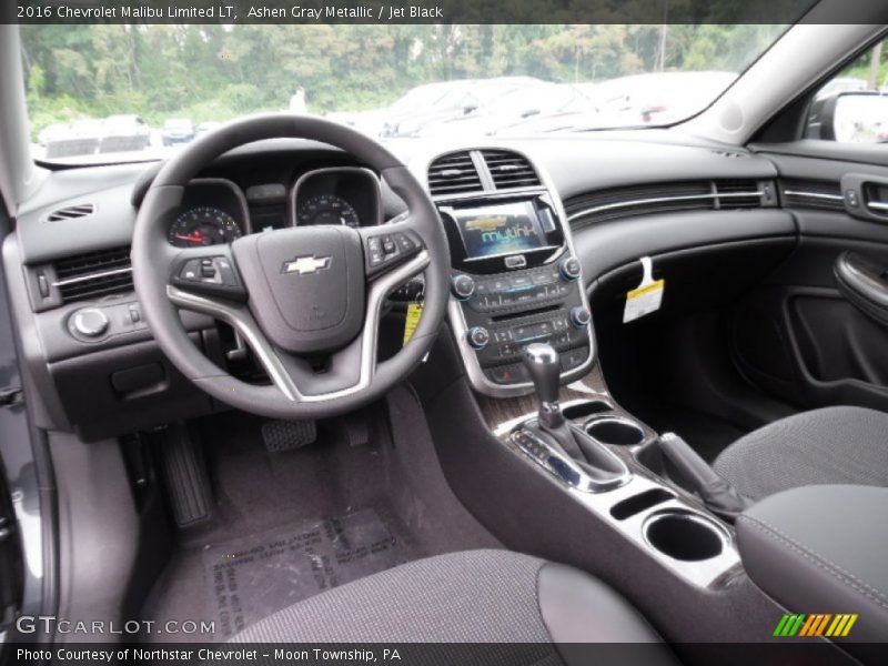 Ashen Gray Metallic / Jet Black 2016 Chevrolet Malibu Limited LT