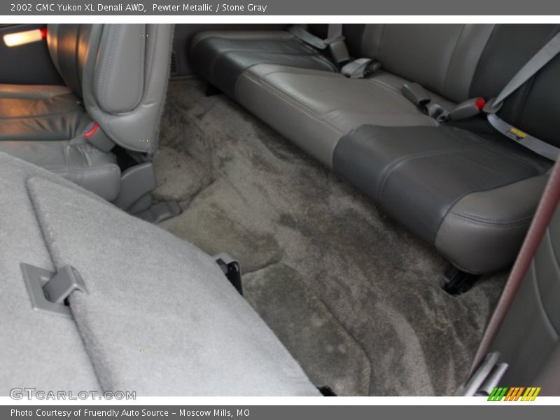 Pewter Metallic / Stone Gray 2002 GMC Yukon XL Denali AWD