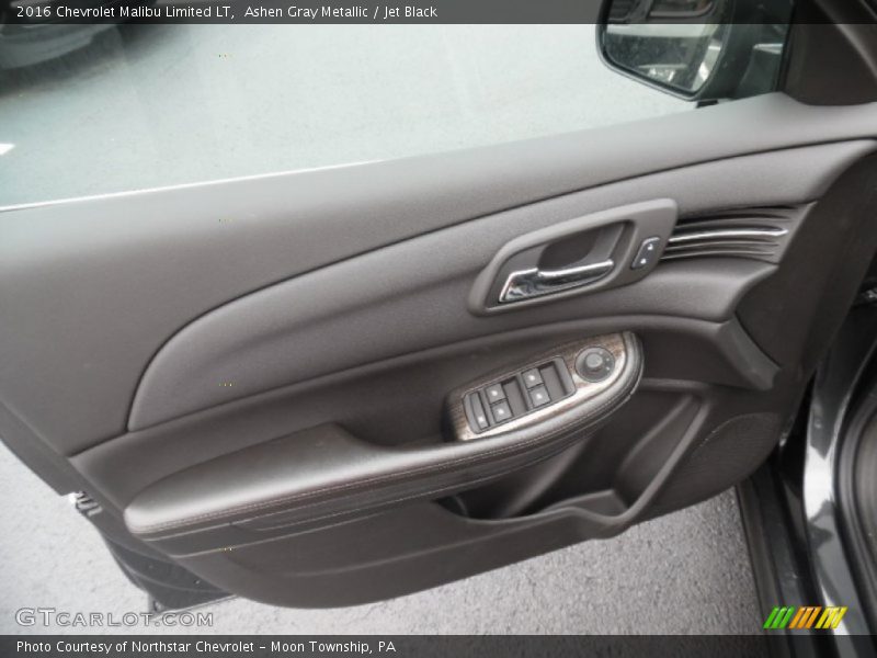Ashen Gray Metallic / Jet Black 2016 Chevrolet Malibu Limited LT