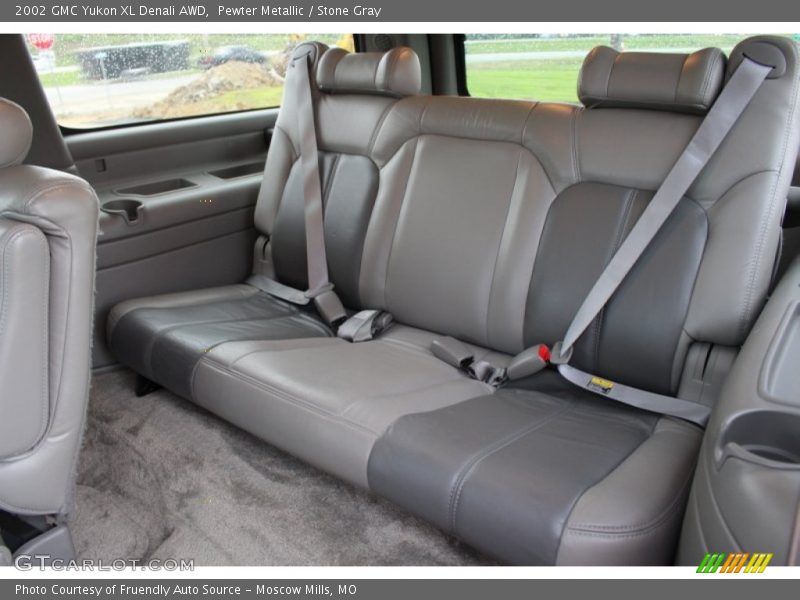 Pewter Metallic / Stone Gray 2002 GMC Yukon XL Denali AWD