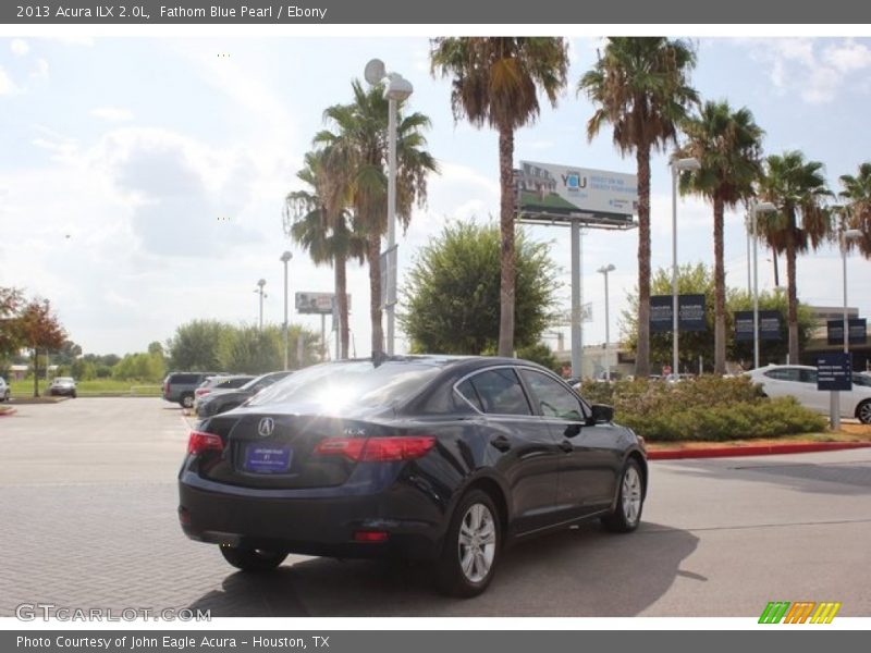 Fathom Blue Pearl / Ebony 2013 Acura ILX 2.0L