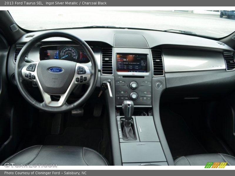Ingot Silver Metallic / Charcoal Black 2013 Ford Taurus SEL
