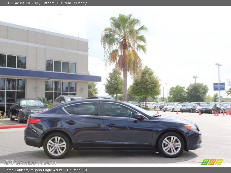 Fathom Blue Pearl / Ebony 2013 Acura ILX 2.0L