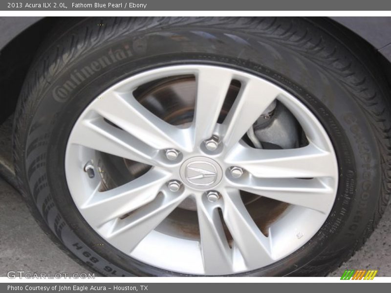 Fathom Blue Pearl / Ebony 2013 Acura ILX 2.0L