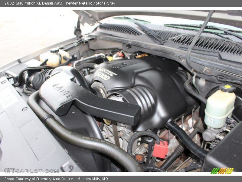 Pewter Metallic / Stone Gray 2002 GMC Yukon XL Denali AWD