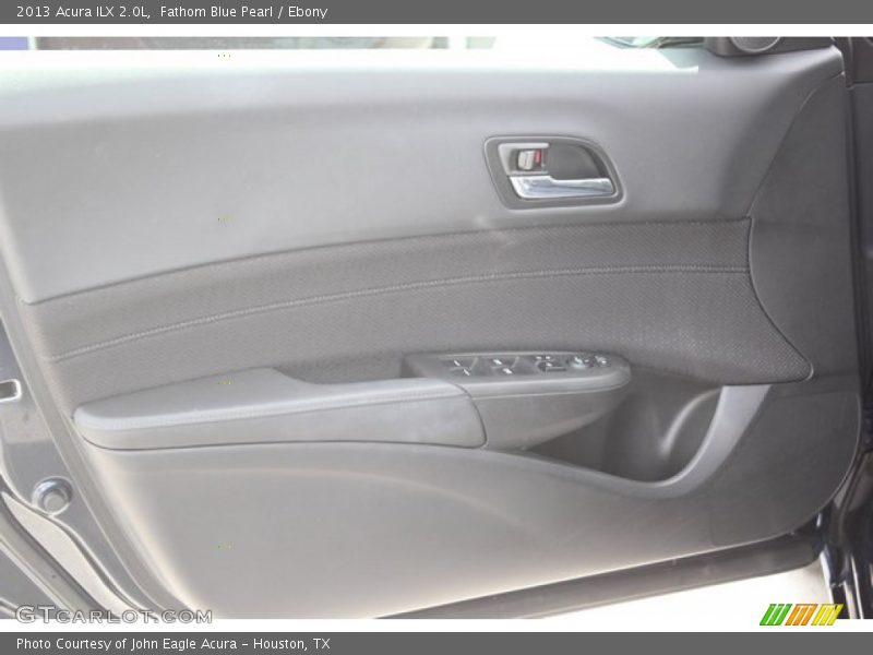 Fathom Blue Pearl / Ebony 2013 Acura ILX 2.0L