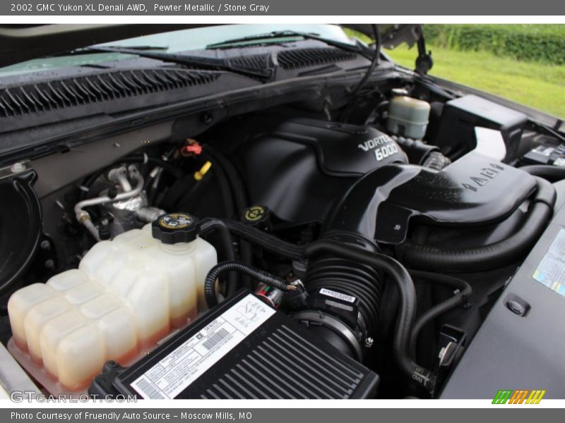 Pewter Metallic / Stone Gray 2002 GMC Yukon XL Denali AWD