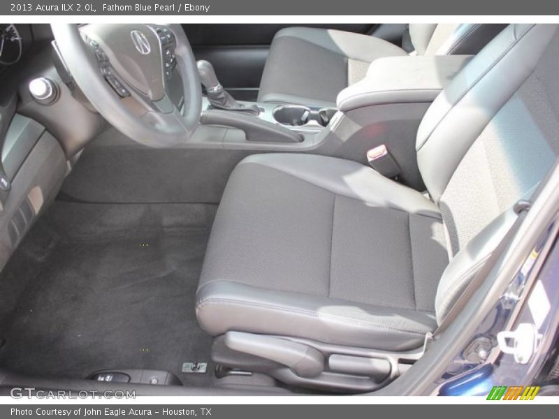 Fathom Blue Pearl / Ebony 2013 Acura ILX 2.0L