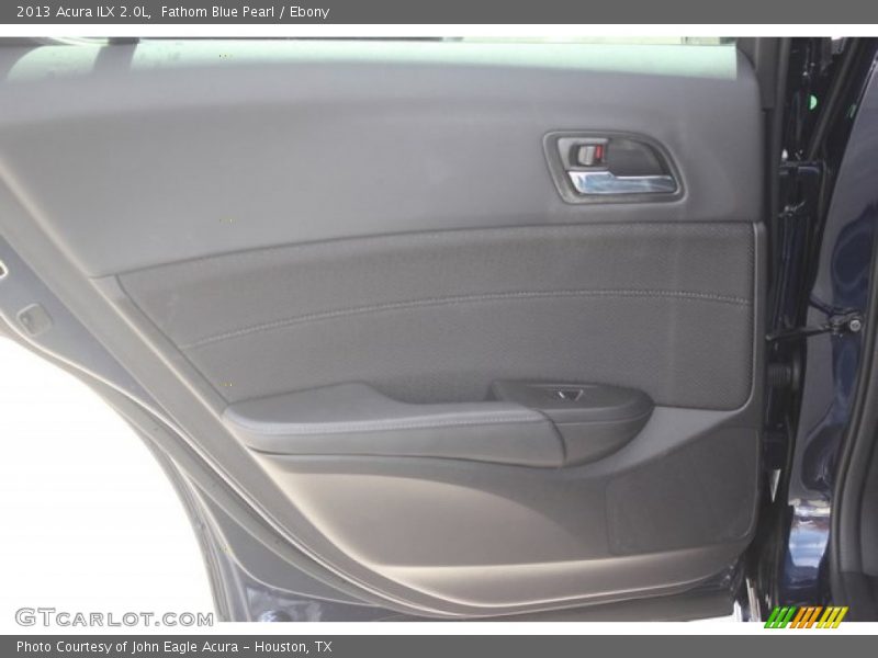 Fathom Blue Pearl / Ebony 2013 Acura ILX 2.0L