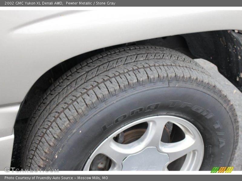 Pewter Metallic / Stone Gray 2002 GMC Yukon XL Denali AWD