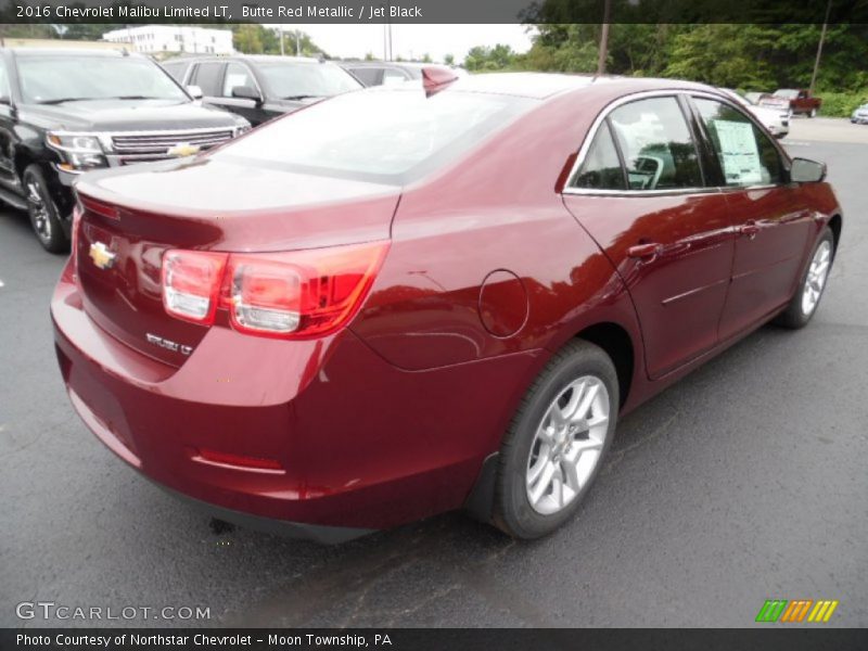 Butte Red Metallic / Jet Black 2016 Chevrolet Malibu Limited LT