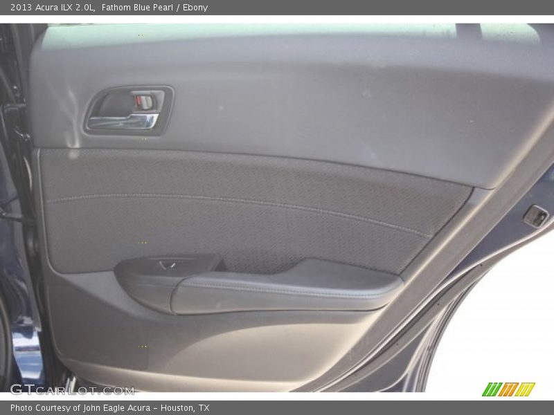 Fathom Blue Pearl / Ebony 2013 Acura ILX 2.0L