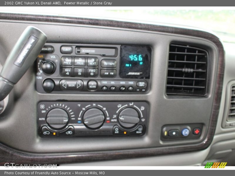 Pewter Metallic / Stone Gray 2002 GMC Yukon XL Denali AWD