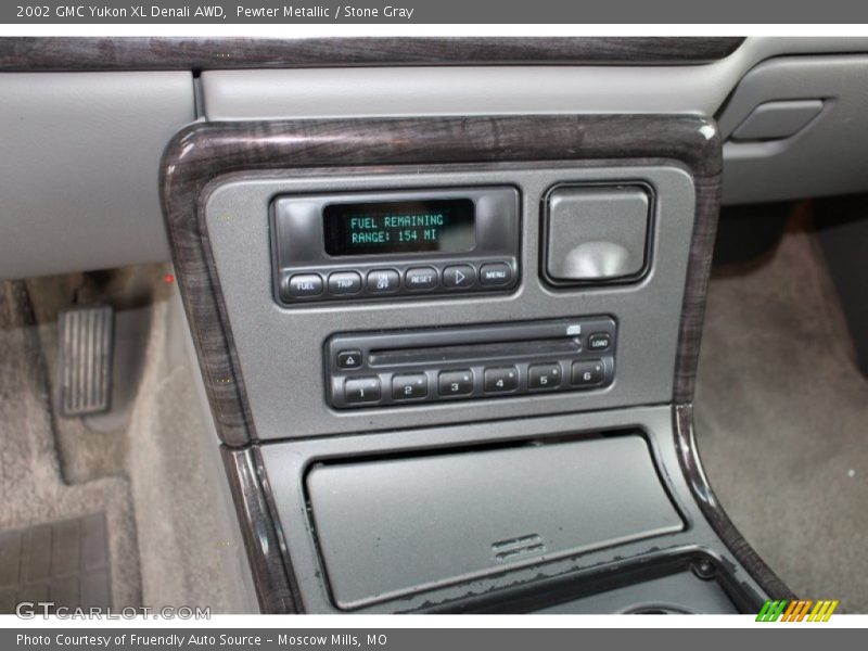 Pewter Metallic / Stone Gray 2002 GMC Yukon XL Denali AWD