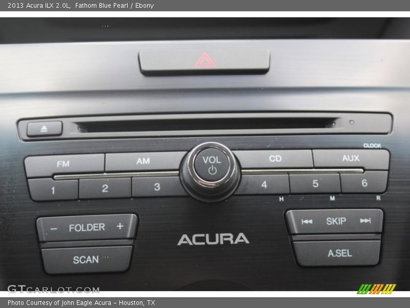 Fathom Blue Pearl / Ebony 2013 Acura ILX 2.0L