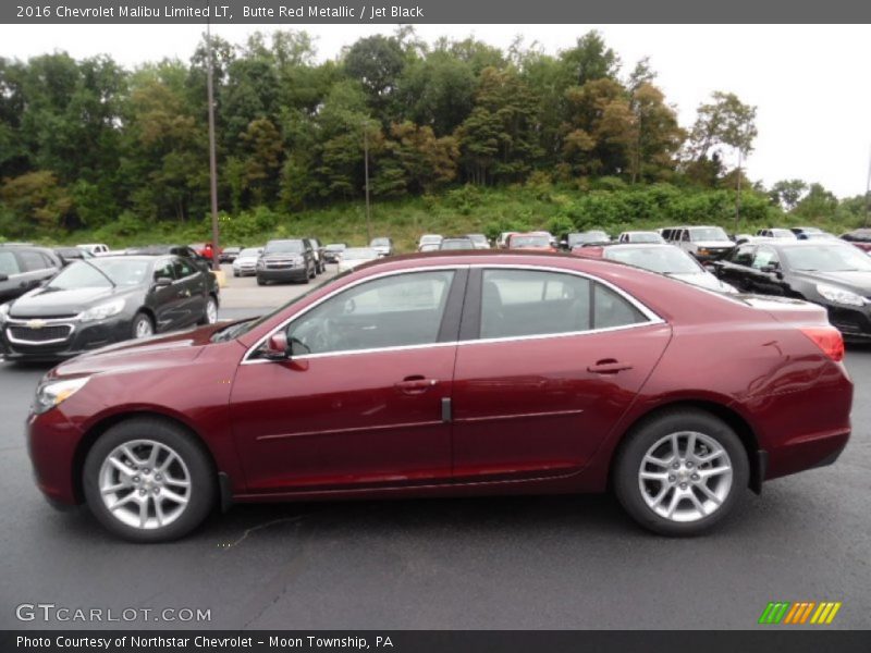 Butte Red Metallic / Jet Black 2016 Chevrolet Malibu Limited LT