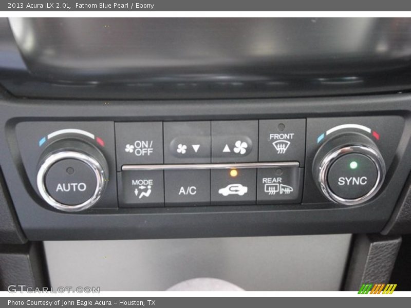 Fathom Blue Pearl / Ebony 2013 Acura ILX 2.0L