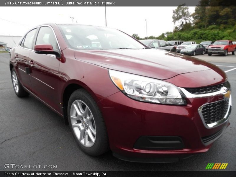 Butte Red Metallic / Jet Black 2016 Chevrolet Malibu Limited LT