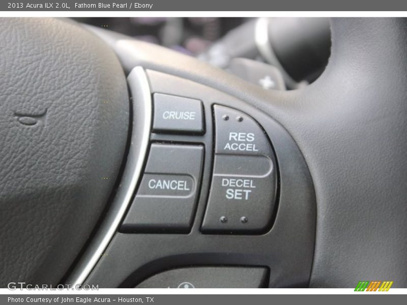 Fathom Blue Pearl / Ebony 2013 Acura ILX 2.0L