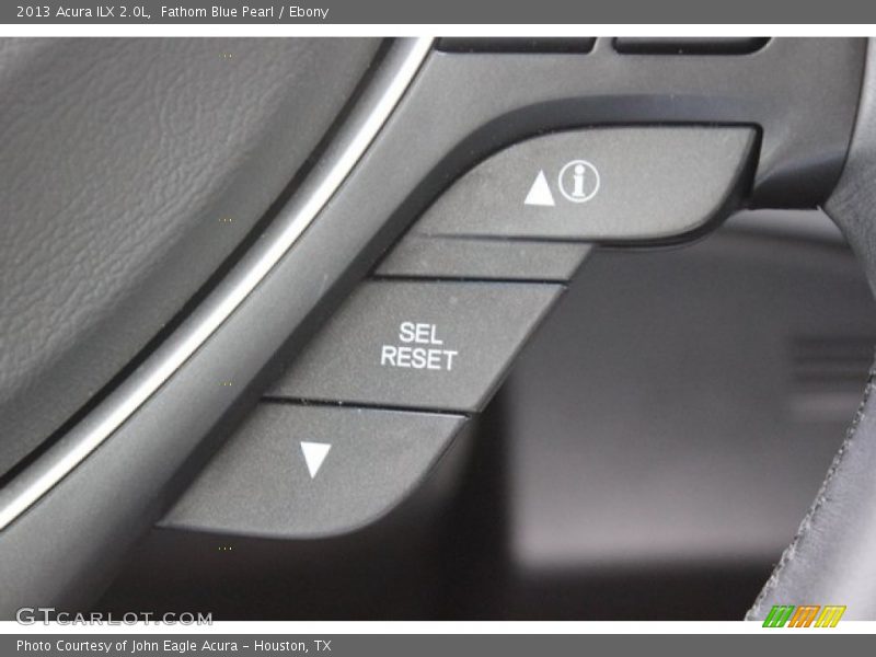 Fathom Blue Pearl / Ebony 2013 Acura ILX 2.0L