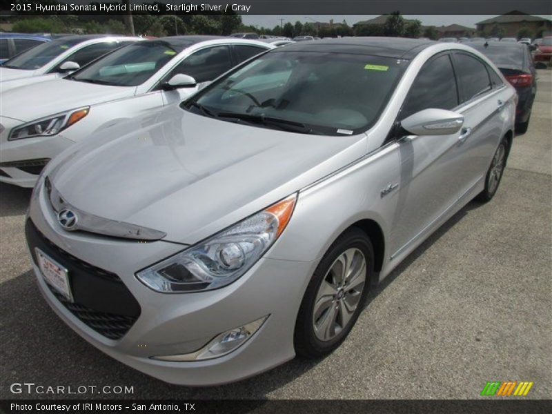 Starlight Silver / Gray 2015 Hyundai Sonata Hybrid Limited