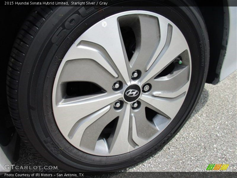 Starlight Silver / Gray 2015 Hyundai Sonata Hybrid Limited