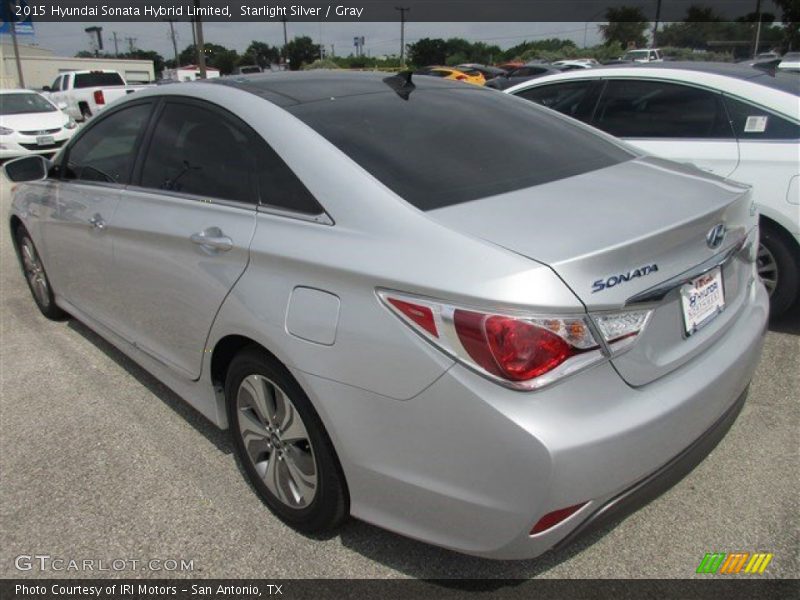 Starlight Silver / Gray 2015 Hyundai Sonata Hybrid Limited