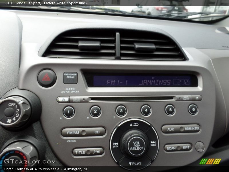 Taffeta White / Sport Black 2010 Honda Fit Sport