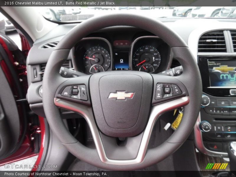 Butte Red Metallic / Jet Black 2016 Chevrolet Malibu Limited LT