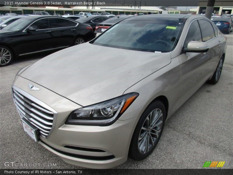 Marrakesh Beige / Black 2015 Hyundai Genesis 3.8 Sedan