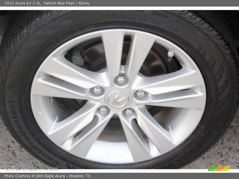 Fathom Blue Pearl / Ebony 2013 Acura ILX 2.0L
