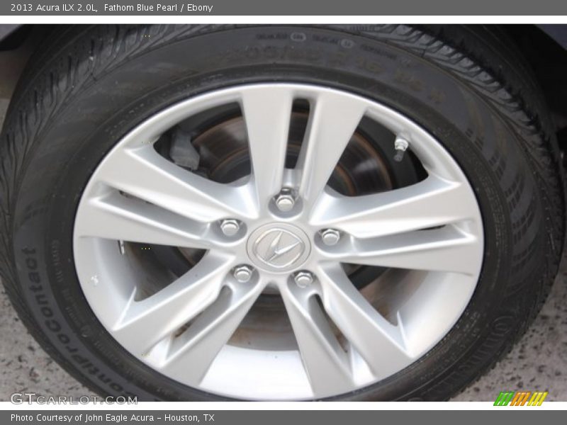 Fathom Blue Pearl / Ebony 2013 Acura ILX 2.0L