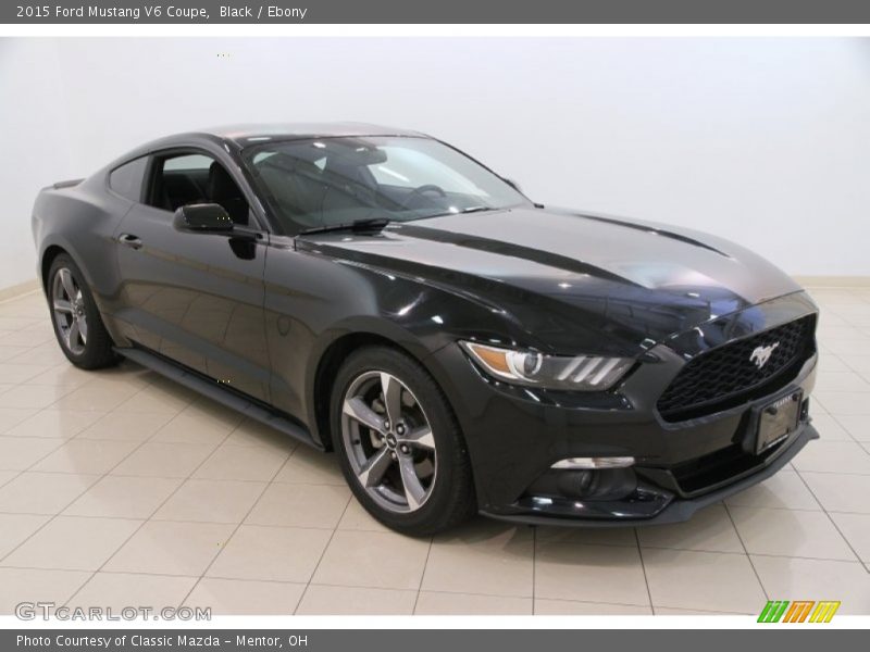Black / Ebony 2015 Ford Mustang V6 Coupe