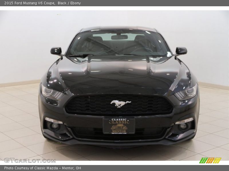 Black / Ebony 2015 Ford Mustang V6 Coupe