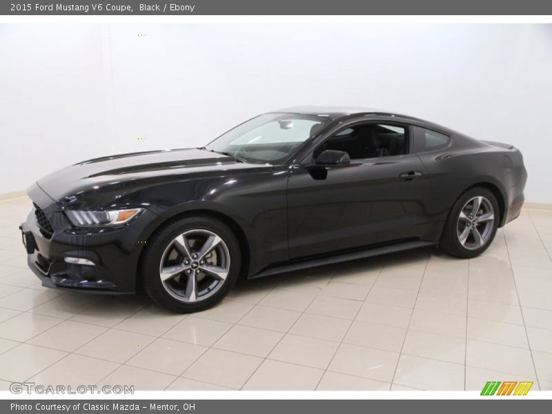 Black / Ebony 2015 Ford Mustang V6 Coupe