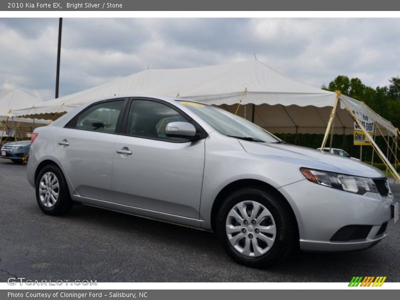 Bright Silver / Stone 2010 Kia Forte EX