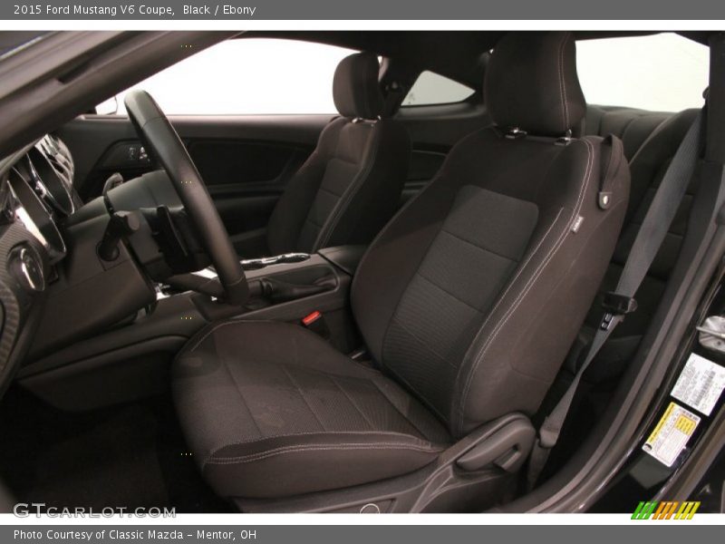 Black / Ebony 2015 Ford Mustang V6 Coupe