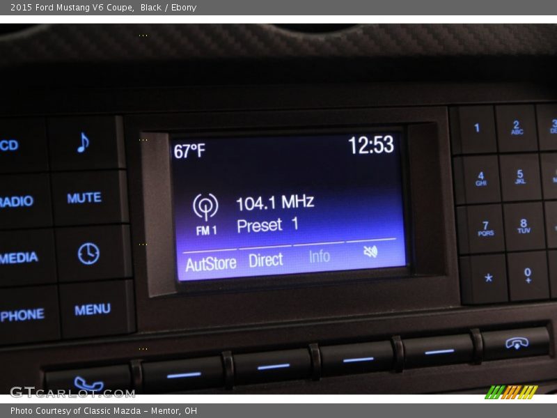 Black / Ebony 2015 Ford Mustang V6 Coupe