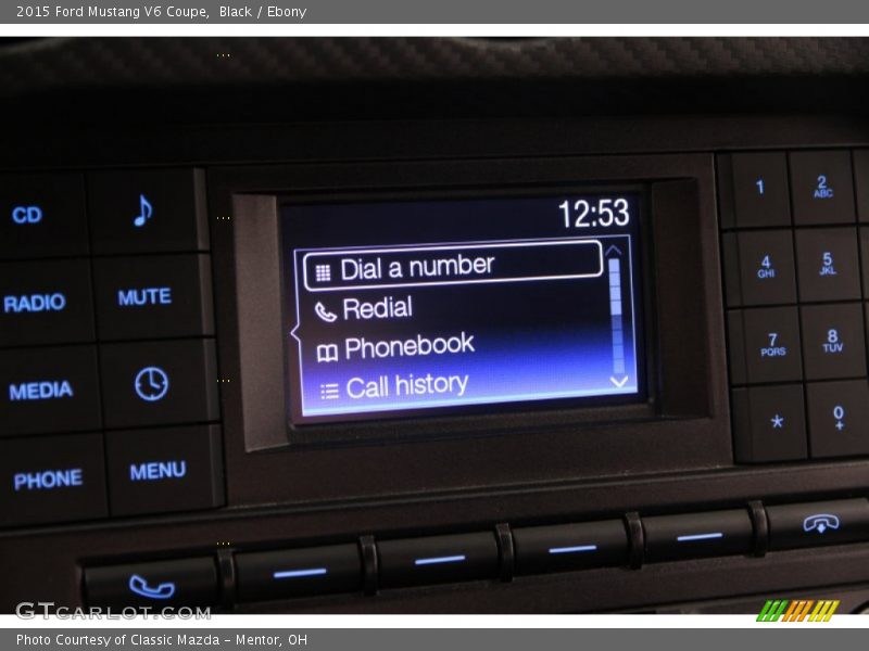 Black / Ebony 2015 Ford Mustang V6 Coupe