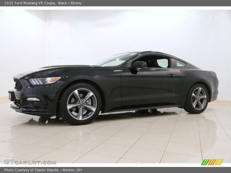 Black / Ebony 2015 Ford Mustang V6 Coupe