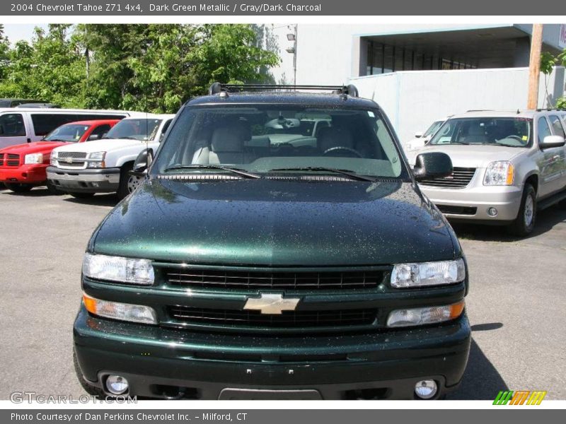 Dark Green Metallic / Gray/Dark Charcoal 2004 Chevrolet Tahoe Z71 4x4