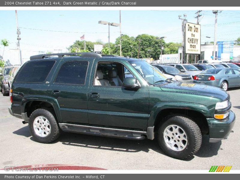 Dark Green Metallic / Gray/Dark Charcoal 2004 Chevrolet Tahoe Z71 4x4