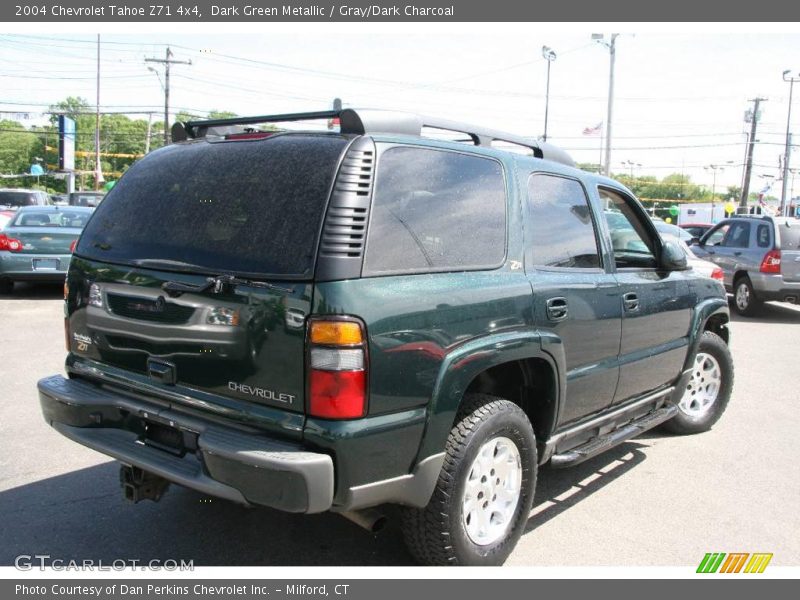Dark Green Metallic / Gray/Dark Charcoal 2004 Chevrolet Tahoe Z71 4x4