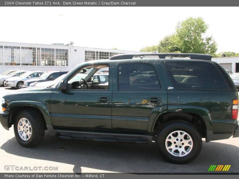 Dark Green Metallic / Gray/Dark Charcoal 2004 Chevrolet Tahoe Z71 4x4