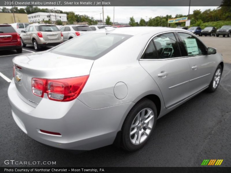 Silver Ice Metallic / Jet Black 2016 Chevrolet Malibu Limited LT