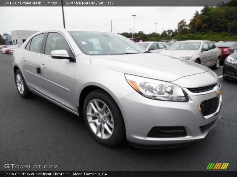 Silver Ice Metallic / Jet Black 2016 Chevrolet Malibu Limited LT