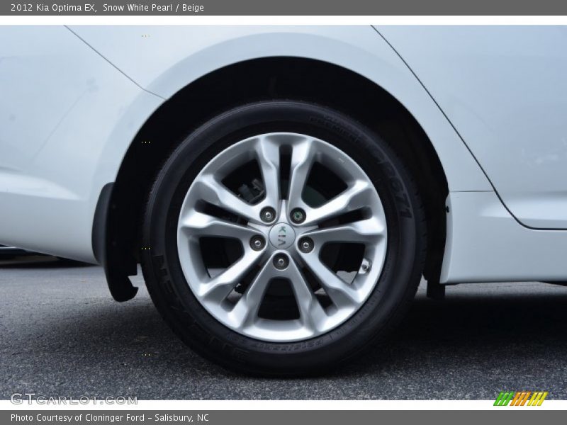 Snow White Pearl / Beige 2012 Kia Optima EX
